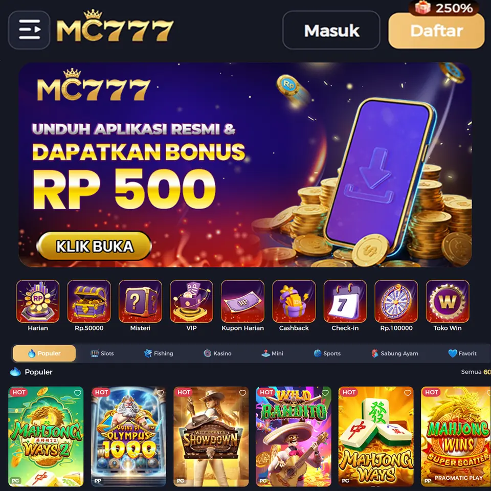 MC777 Masuk Resmi 2026 Aplikasi